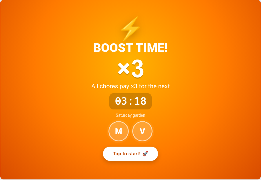 Boost on the kiosk